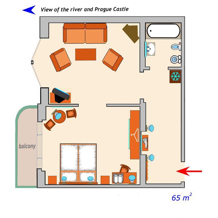 Hotel & Residence Royal Standard Praha Ruang foto